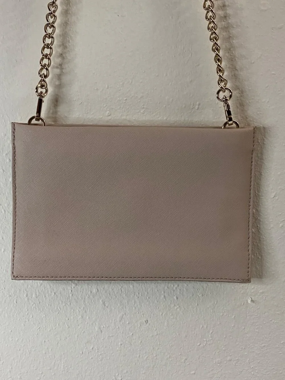 Kate Spade New York Minnie Mouse Crossbody Bag Beige Leather Chain Strap - Picture 7 of 14